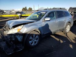 Salvage cars for sale at Denver, CO auction: 2012 Subaru Outback 2.5I Premium