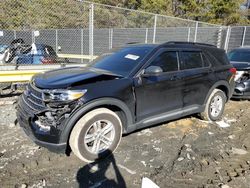 Salvage cars for sale at Waldorf, MD auction: 2021 Ford Explorer XLT