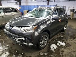 Salvage cars for sale at Denver, CO auction: 2017 Toyota Rav4 HV Limited