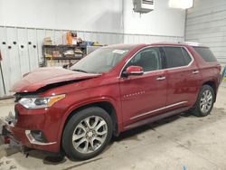 Salvage cars for sale at Des Moines, IA auction: 2018 Chevrolet Traverse Premier