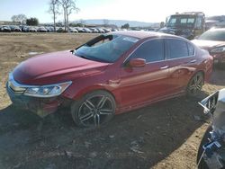 Salvage cars for sale at San Martin, CA auction: 2017 Honda Accord Sport Special Edition