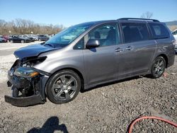 Toyota salvage cars for sale: 2017 Toyota Sienna SE