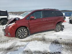 Salvage cars for sale at Assonet, MA auction: 2020 Toyota Sienna XLE