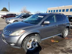 Salvage cars for sale at Littleton, CO auction: 2006 Nissan Murano SL