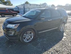 Salvage cars for sale at Prairie Grove, AR auction: 2016 Ford Explorer Limited