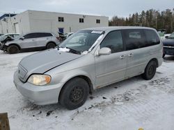 KIA Sedona ex salvage cars for sale: 2005 KIA Sedona EX