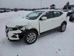 Salvage cars for sale at Woodhaven, MI auction: 2021 Nissan Rogue Sport S