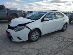 Salvage cars for sale at Indianapolis, IN auction: 2016 Toyota Corolla L