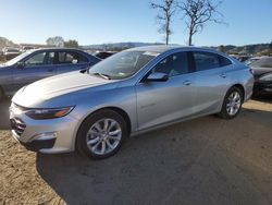 Salvage cars for sale from Copart San Martin, CA: 2021 Chevrolet Malibu LT