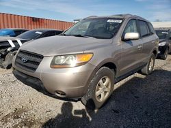 Hyundai Santa fe salvage cars for sale: 2007 Hyundai Santa FE GLS