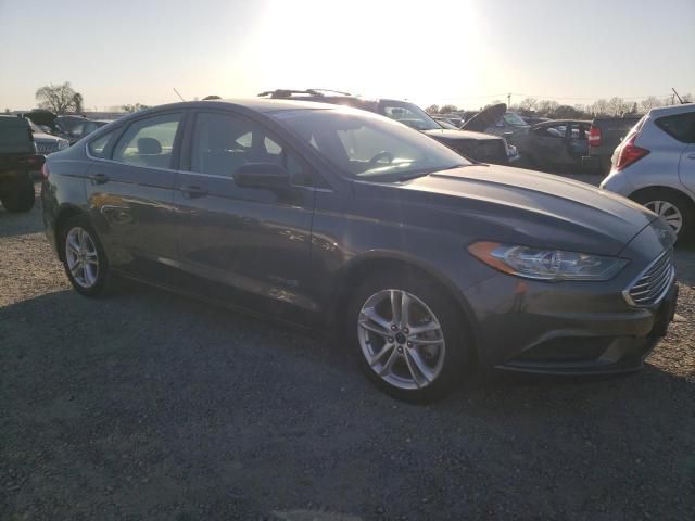 2018 Ford Fusion SE Hybrid