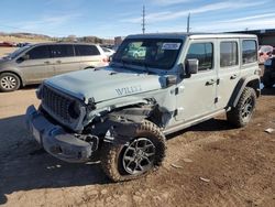 Salvage cars for sale at Colorado Springs, CO auction: 2024 Jeep Wrangler 4XE