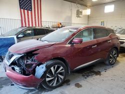 Salvage cars for sale at Des Moines, IA auction: 2016 Nissan Murano S