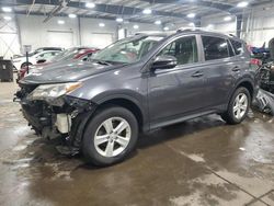 Salvage cars for sale from Copart Ham Lake, MN: 2014 Toyota Rav4 XLE