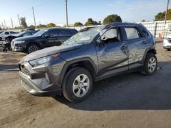 Salvage vehicles for parts for sale at auction: 2021 Toyota Rav4 LE