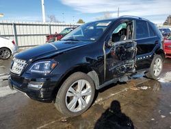 Mercedes-Benz salvage cars for sale: 2010 Mercedes-Benz ML 350 4matic