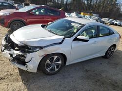 Salvage cars for sale at North Billerica, MA auction: 2020 Honda Civic LX