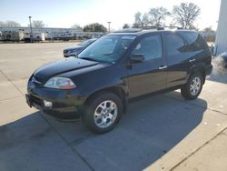 Salvage cars for sale at Sacramento, CA auction: 2002 Acura MDX Touring