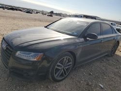 Salvage cars for sale at San Antonio, TX auction: 2017 Audi A8 L Quattro