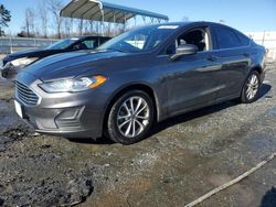 Salvage cars for sale at Spartanburg, SC auction: 2019 Ford Fusion SE