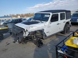 Salvage cars for sale from Copart Pennsburg, PA: 2018 Jeep Wrangler Unlimited Sport