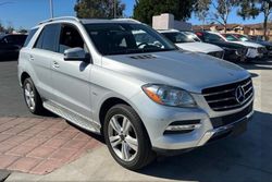 Mercedes-Benz m-Class Vehiculos salvage en venta: 2012 Mercedes-Benz ML 350 Bluetec