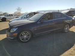 Salvage cars for sale at San Martin, CA auction: 2012 Mercedes-Benz C 250