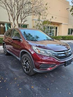 Honda cr-v se salvage cars for sale: 2016 Honda CR-V SE