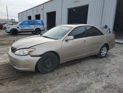 Salvage cars for sale at Jacksonville, FL auction: 2003 Toyota Camry LE