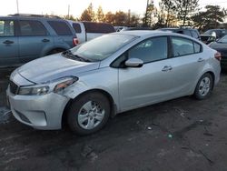 Salvage cars for sale at auction: 2018 KIA Forte LX