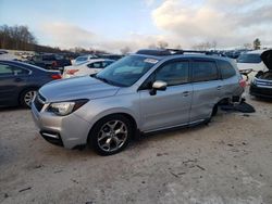 Salvage cars for sale at West Warren, MA auction: 2017 Subaru Forester 2.5I Touring