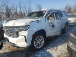 Salvage cars for sale from Copart Baltimore, MD: 2022 Chevrolet Suburban K1500 Premier