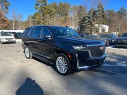 Salvage cars for sale at North Billerica, MA auction: 2021 Cadillac Escalade Luxury