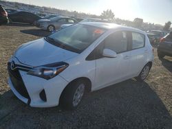 Salvage cars for sale at Antelope, CA auction: 2015 Toyota Yaris