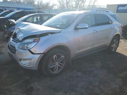 Salvage cars for sale at Wichita, KS auction: 2016 Chevrolet Equinox LTZ