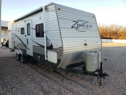 Salvage trucks for sale at Avon, MN auction: 2014 Zinger Trailer