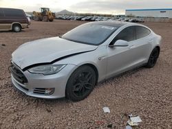 Salvage cars for sale at auction: 2014 Tesla Model S