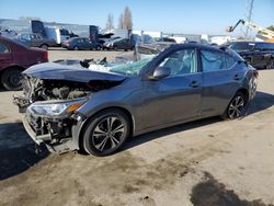 Salvage cars for sale at Hayward, CA auction: 2021 Nissan Sentra SV