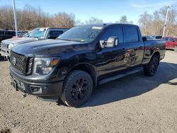 Salvage cars for sale at East Granby, CT auction: 2018 Nissan Titan XD SL