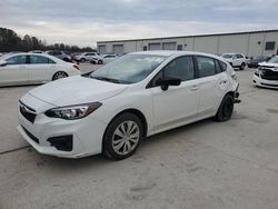 Salvage cars for sale at Gaston, SC auction: 2018 Subaru Impreza