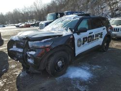 Salvage cars for sale at Marlboro, NY auction: 2023 Ford Explorer Police Interceptor