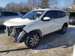 Salvage cars for sale at North Billerica, MA auction: 2019 Honda Pilot EXL