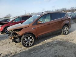 Salvage cars for sale at Louisville, KY auction: 2017 Ford Escape Titanium