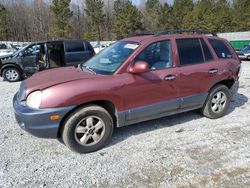 Salvage cars for sale at Gainesville, GA auction: 2005 Hyundai Santa FE GLS