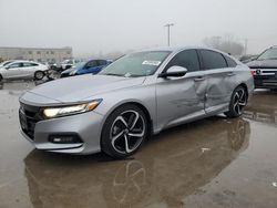 Salvage cars for sale at Wilmer, TX auction: 2020 Honda Accord Sport