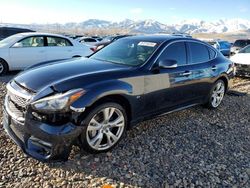 Salvage cars for sale at Magna, UT auction: 2015 Infiniti Q70 3.7