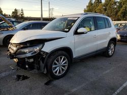 Salvage cars for sale at Rancho Cucamonga, CA auction: 2017 Volkswagen Tiguan Wolfsburg