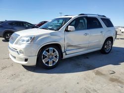 Salvage cars for sale from Copart Wilmer, TX: 2012 GMC Acadia Denali