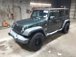 Jeep salvage cars for sale: 2010 Jeep Wrangler Unlimited Sport