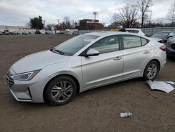 Salvage cars for sale at New Britain, CT auction: 2019 Hyundai Elantra SEL